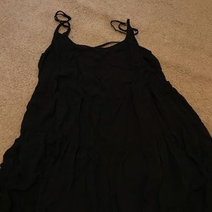 brandy melville black blackless dress